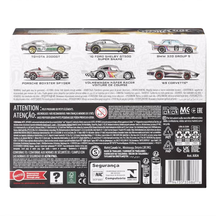 Hot Wheels | Silver Series ZAMAC 6-Pack 2026