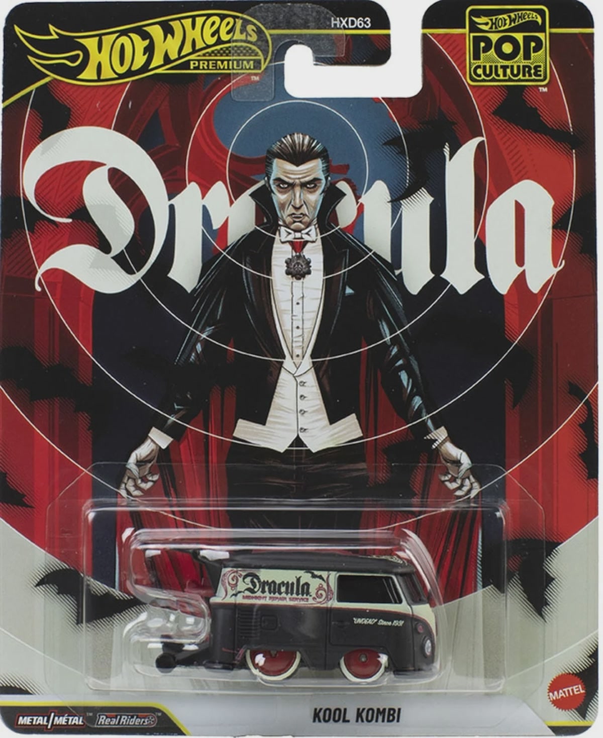 Hot Wheels | Premium Pop Culture Kool Kombi DRACULA schwarz