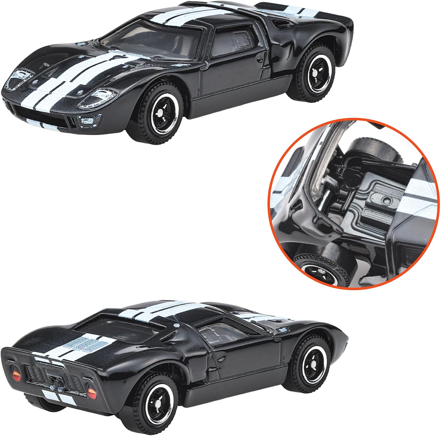 Matchbox | Moving Parts 04/04 MATCHBOX THE MOVIE Ford GT40 schwarz