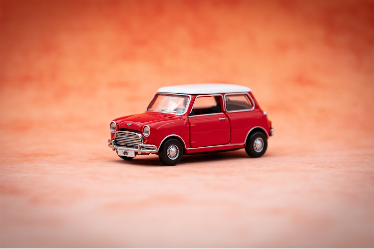 TINY Diecast | Mini Cooper Mk 1 rot