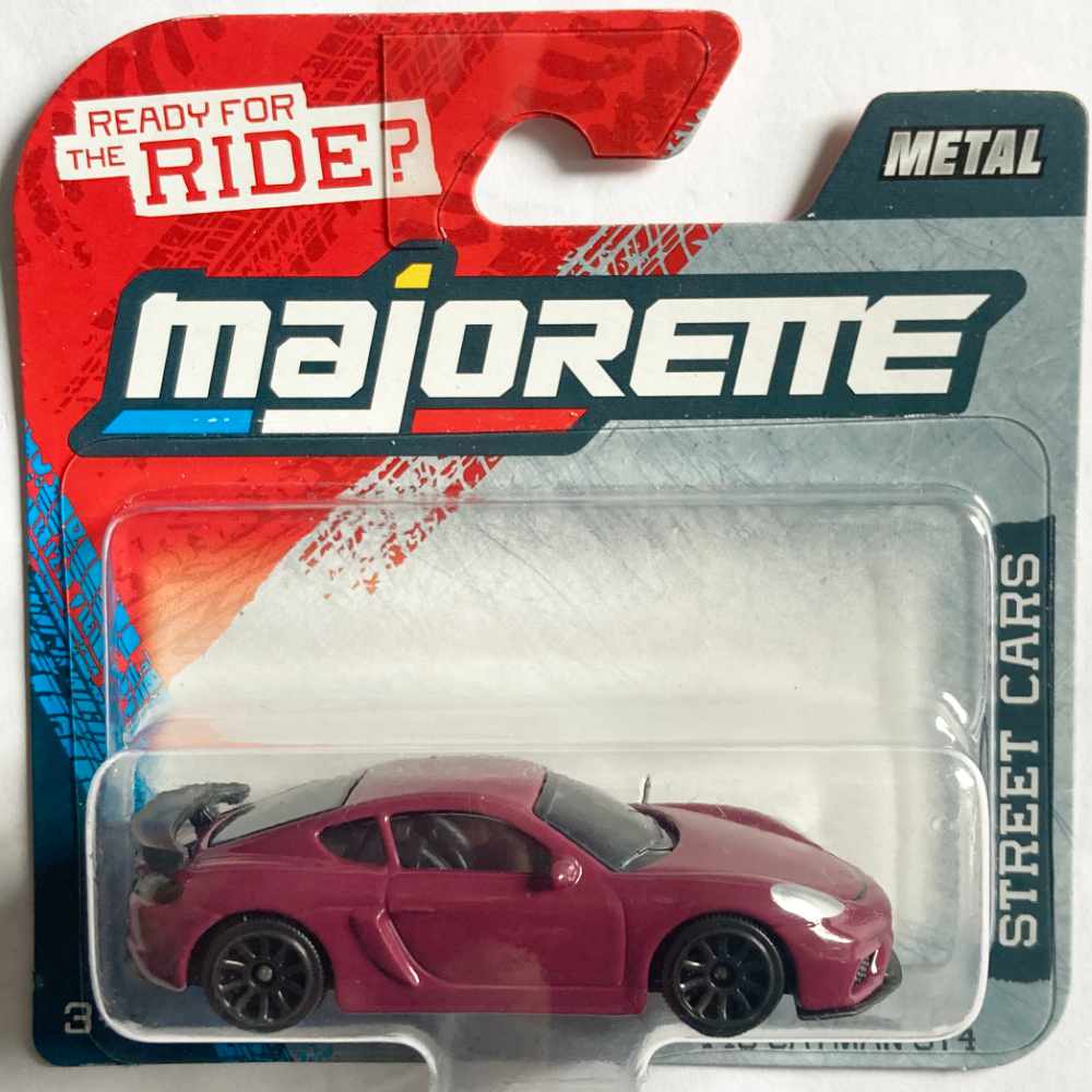 Majorette | Street Cars Serie Porsche 718 Cayman GT4 weinrot