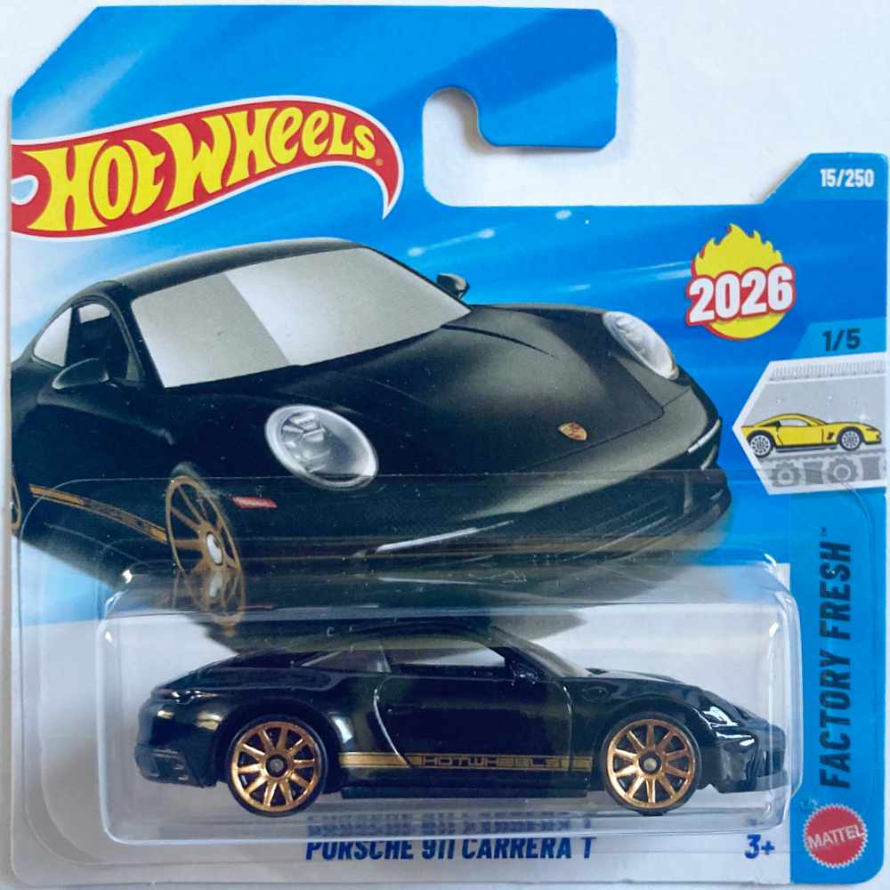 Hot Wheels | Porsche 911 Carrera T schwarz