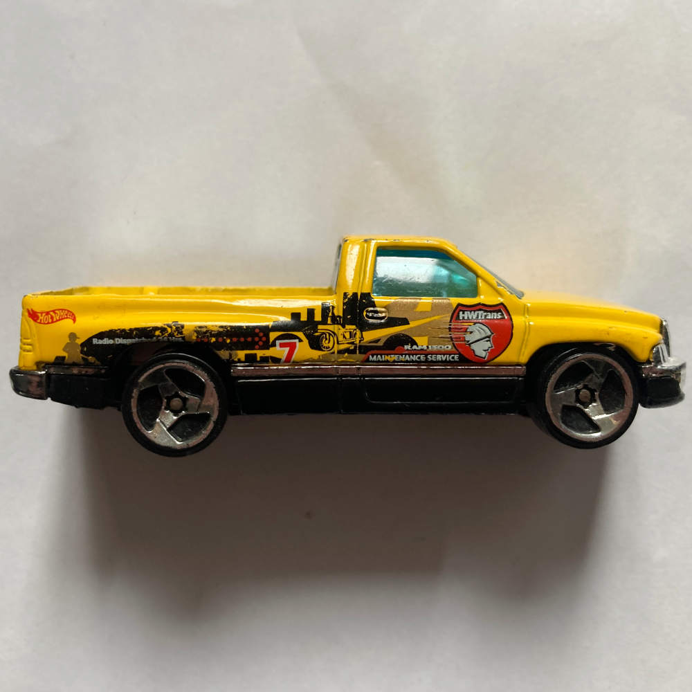 Hot Wheels | Dodge Ram 1500 gelb 2002 - ohne Verpackung