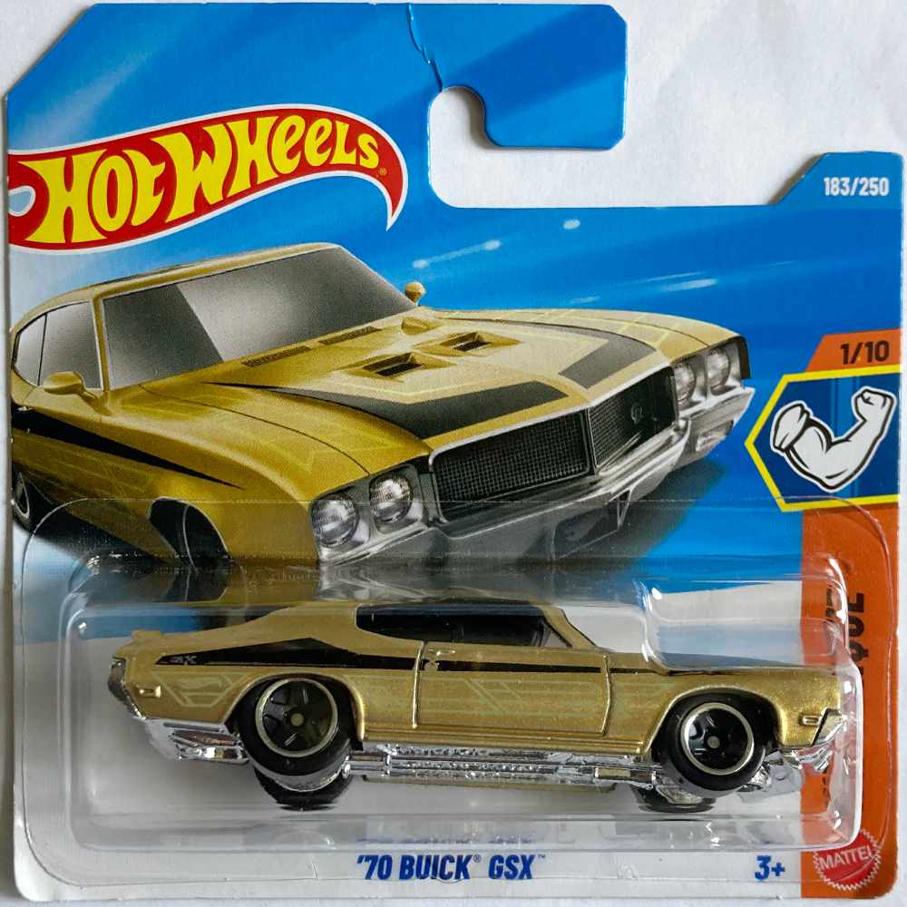 Hot Wheels | ‘70 Buick GSX gold