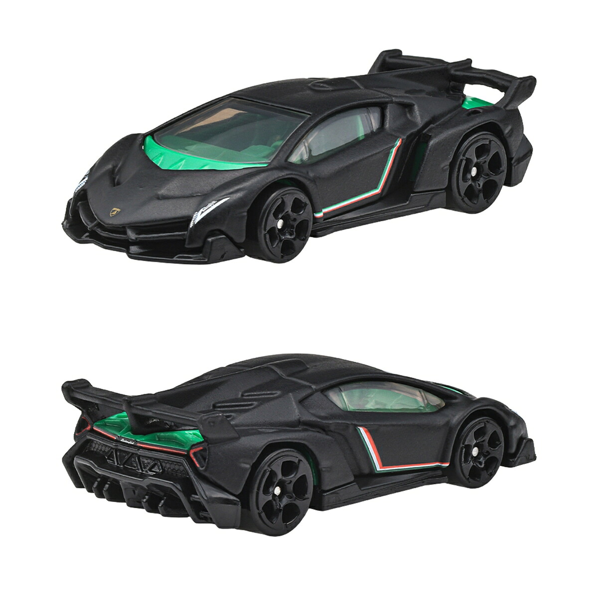 Hot Wheels | Basic Premium Silver Series EXOTICS 4/5 Lamborghini Veneno schwarz