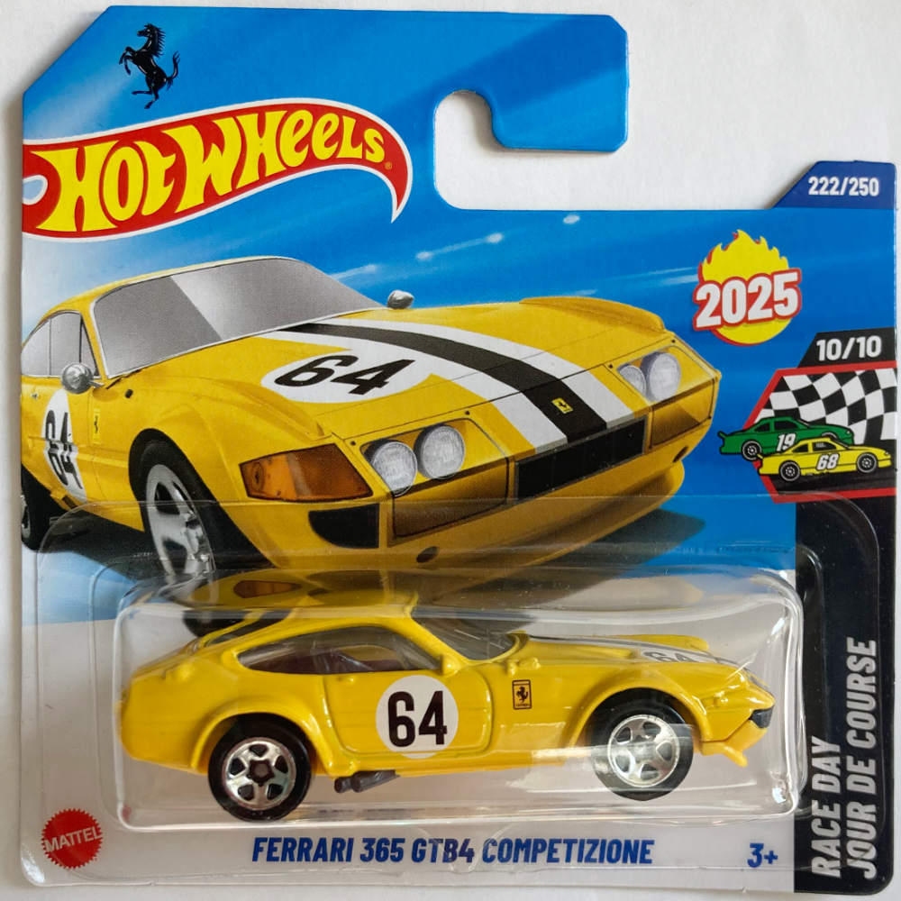 Hot Wheels | Ferrari 365 GTB4 Competizione #64 gelb