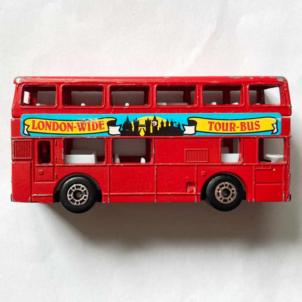 Matchbox | Leyland Titan rot LONDIN WIDE TOUR BUS - ohne Verpackung
