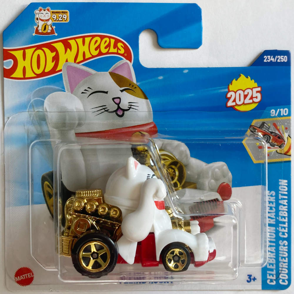 Hot Wheels | Feline Lucky weiß/rot