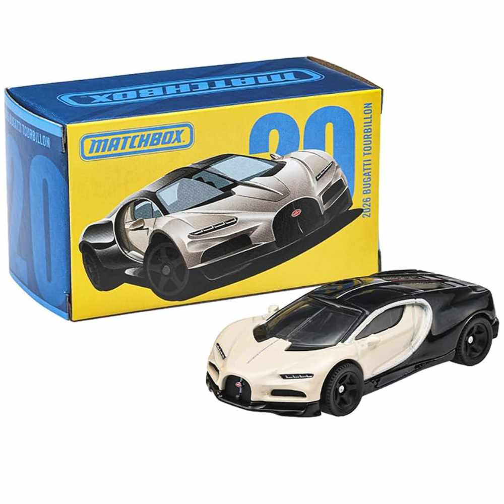Matchbox | Collectors Serie 20/20 2026 Bugatti Tourbillon grau/schwarz