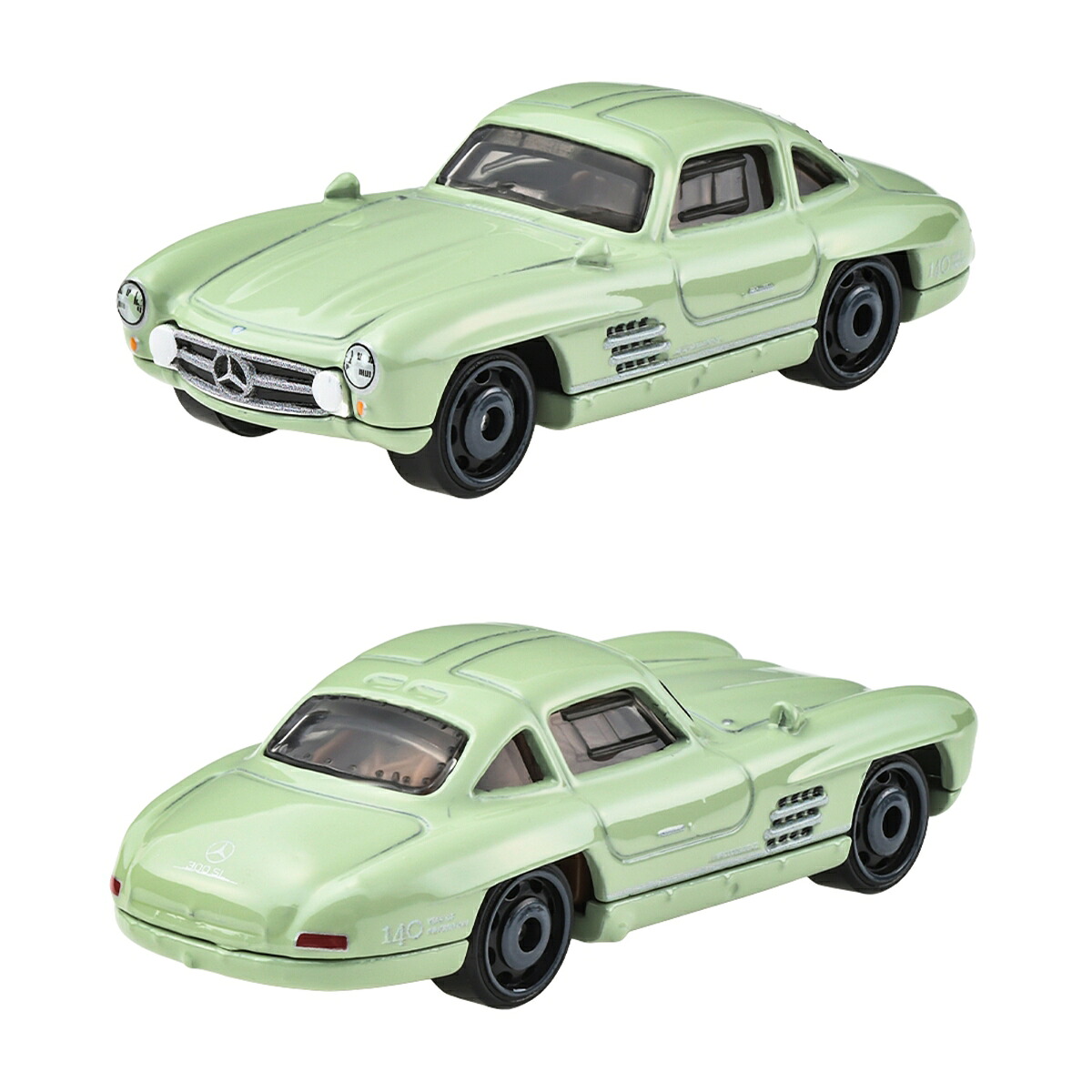 Hot Wheels | Basic Premium Silver Series VINTAGE CLUB 3 5/5 Mercedes-Benz 300 SL pastellgrün