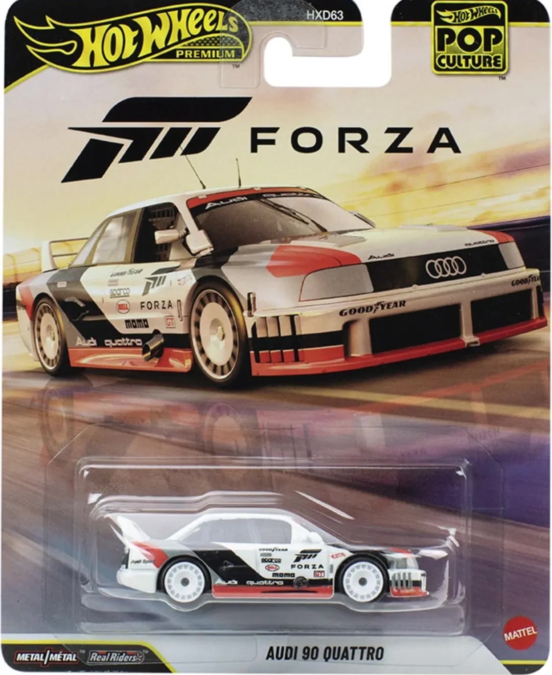 Hot Wheels | Premium Pop Culture Audi 90 Quattro weiß/schwarz/rot FORZA