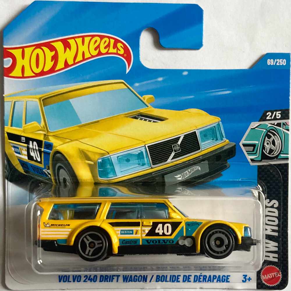 Hot Wheels | Volvo 240 Drift Wagon gelb