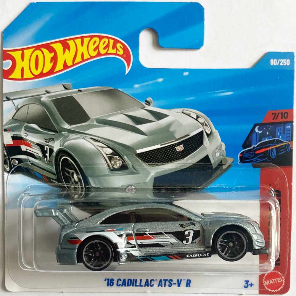 Hot Wheels | '16 Casdillac ATS-V R #3 silber