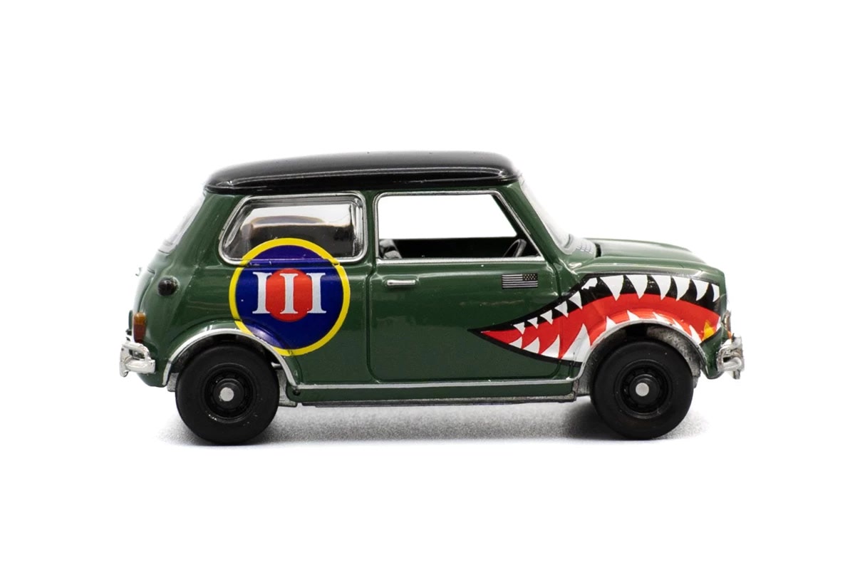 TINY Diecast | Mini Cooper Art Car SHARK olivgrün