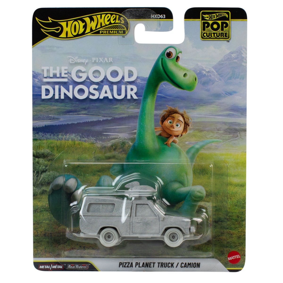 Hot Wheels | Premium Pop Culture Pizza Planet Truck THE GOOD DINOSAUR grau