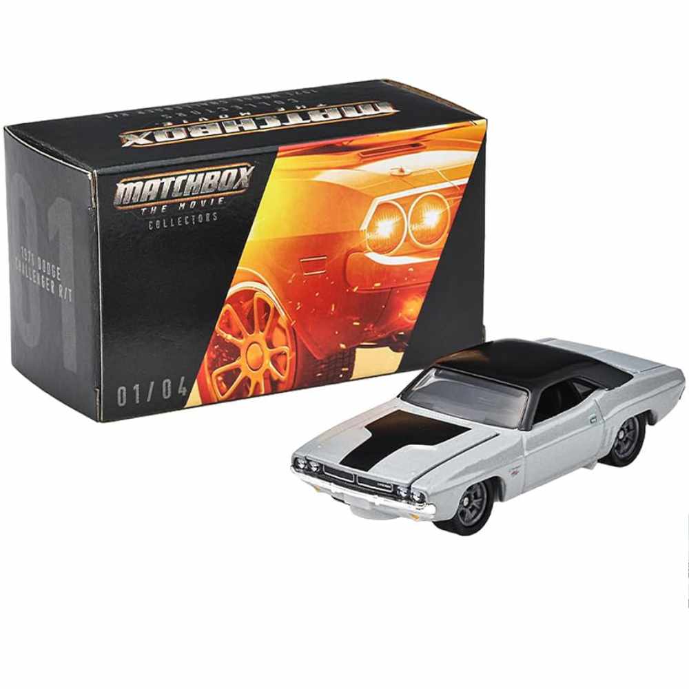 Matchbox | Collectors Serie 01/04 MATCHBOX THE MOVIE 1971 Dodge Challenger R/T grau