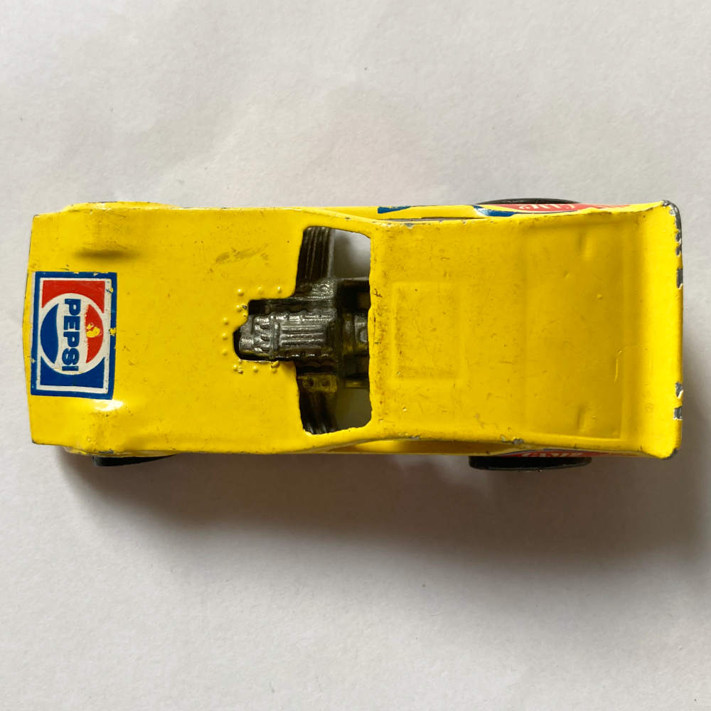 Hot Wheels | Blackwall Funny Car PEPSI CHALLENGER gelb 1982 - ohne Verpackung II