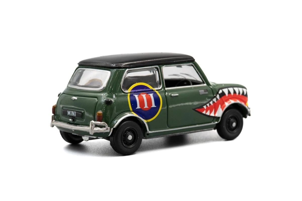 TINY Diecast | Mini Cooper Art Car SHARK olivgrün