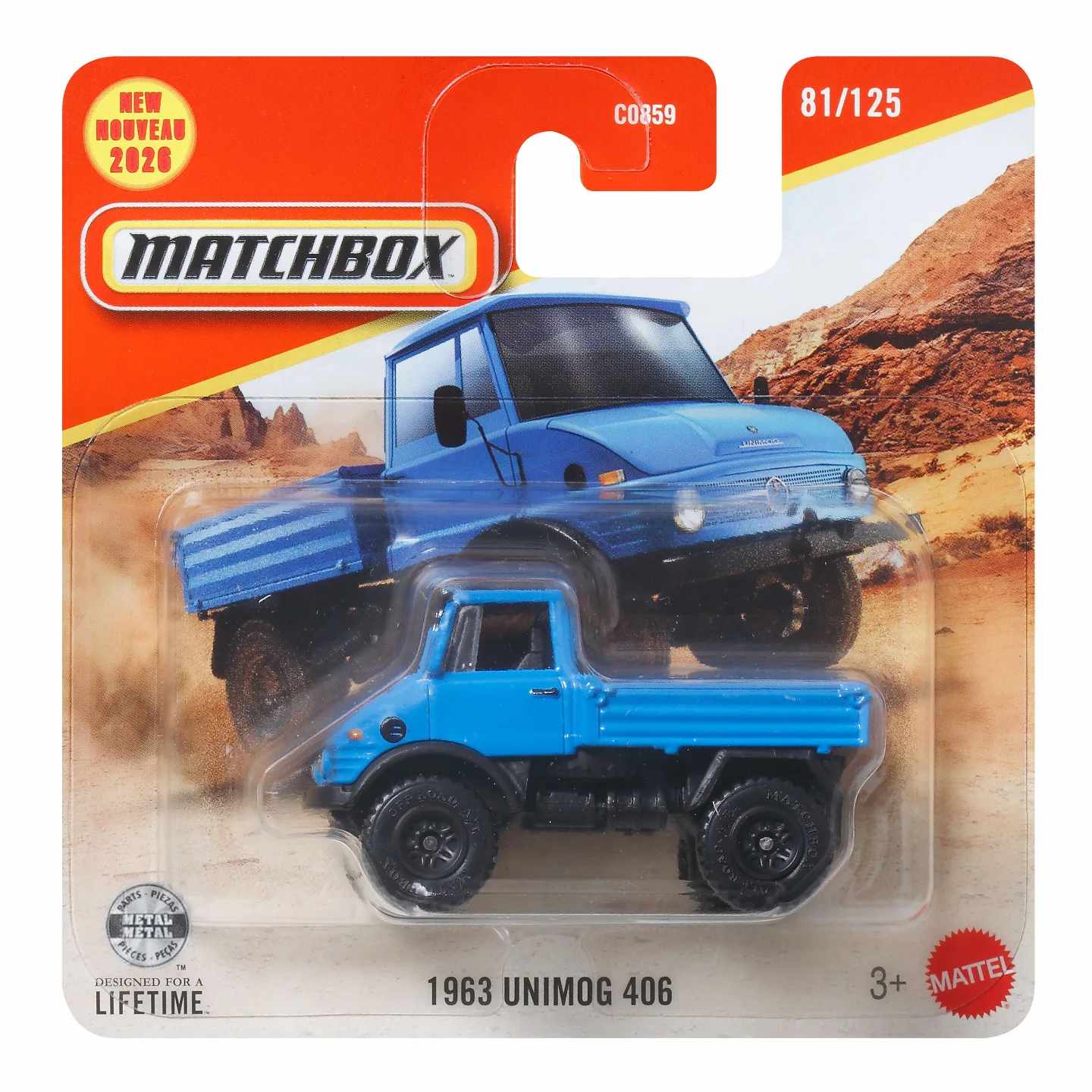 Matchbox | 1963 Unimog 406 blau