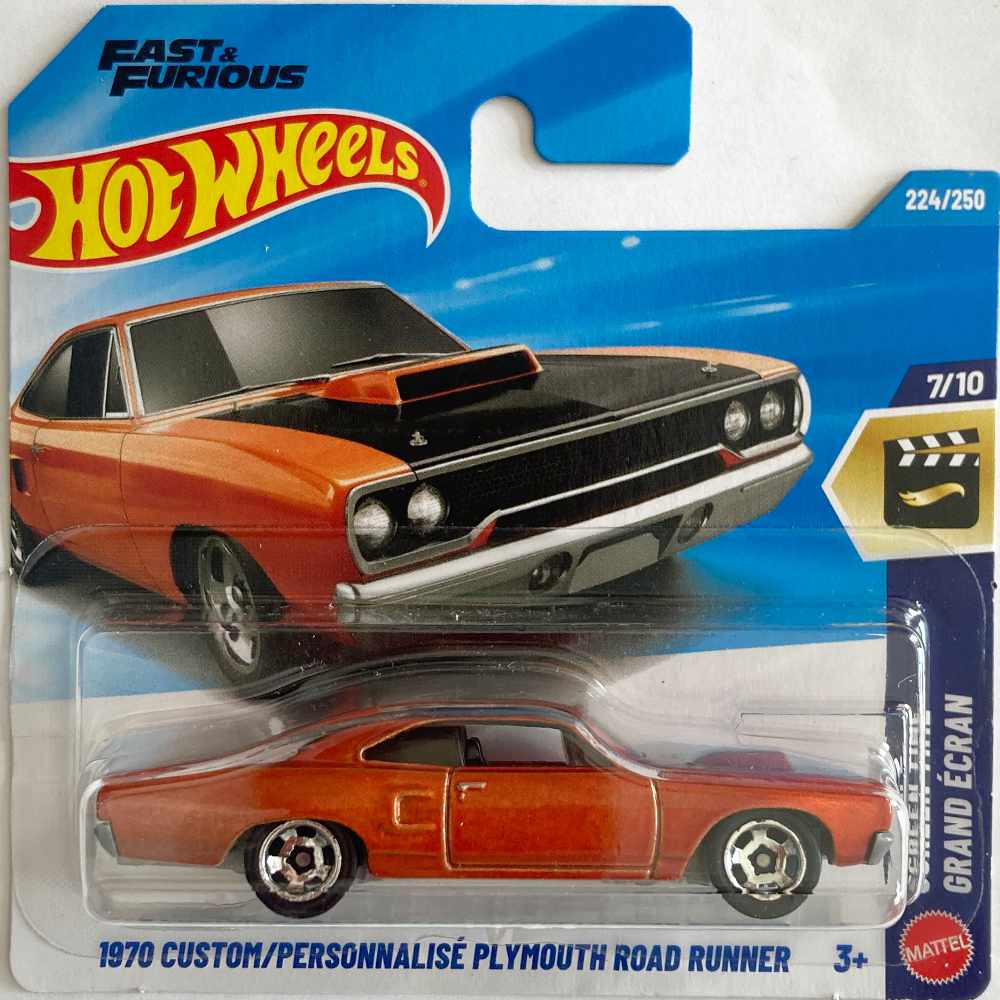 Hot Wheels | 1970 Custom Plymouth Road Runner rotbraunmetallic FAST & FURIOUS