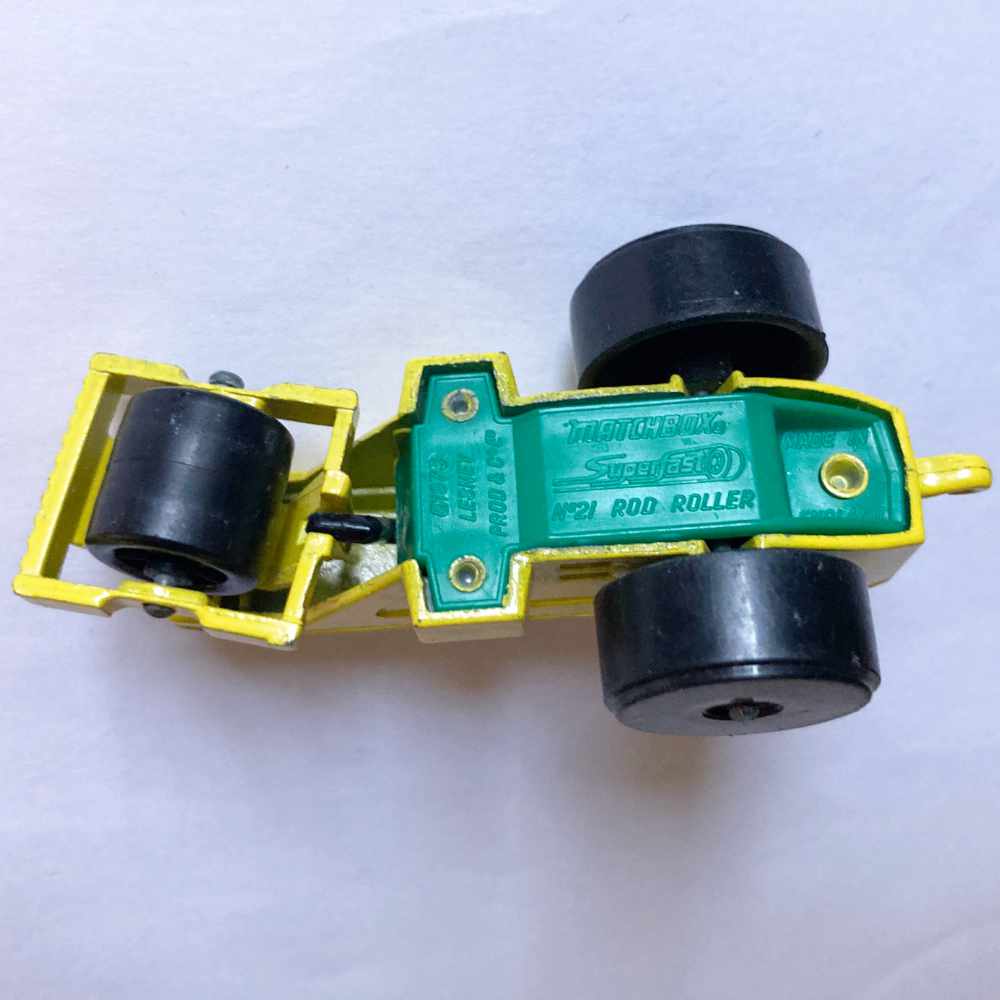 Matchbox | Superfast No 21 Rod Roller yellow 1974 - without packaging