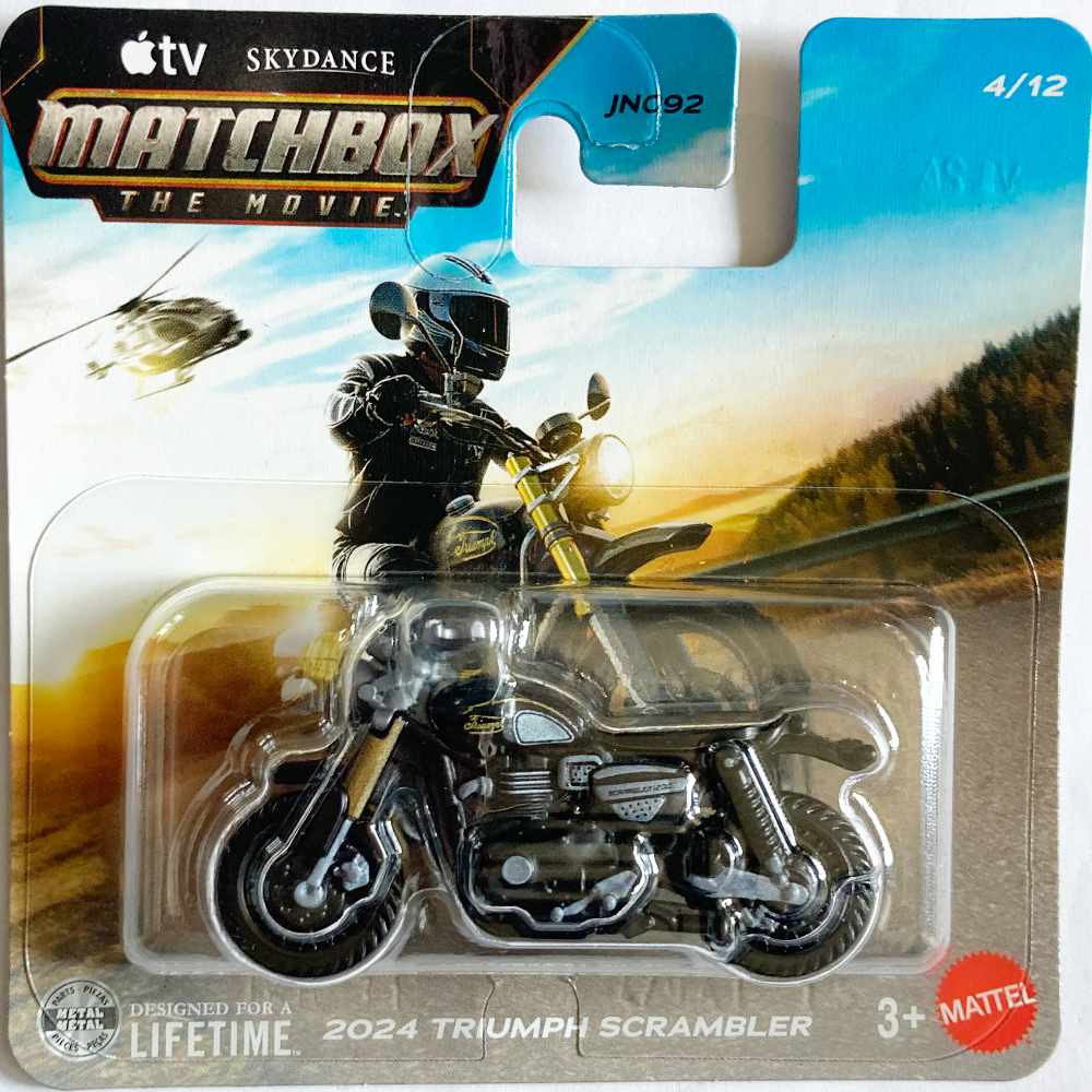 Matchbox | THE MOVIE 4/12 2024 Triumph Scrambler schwarz