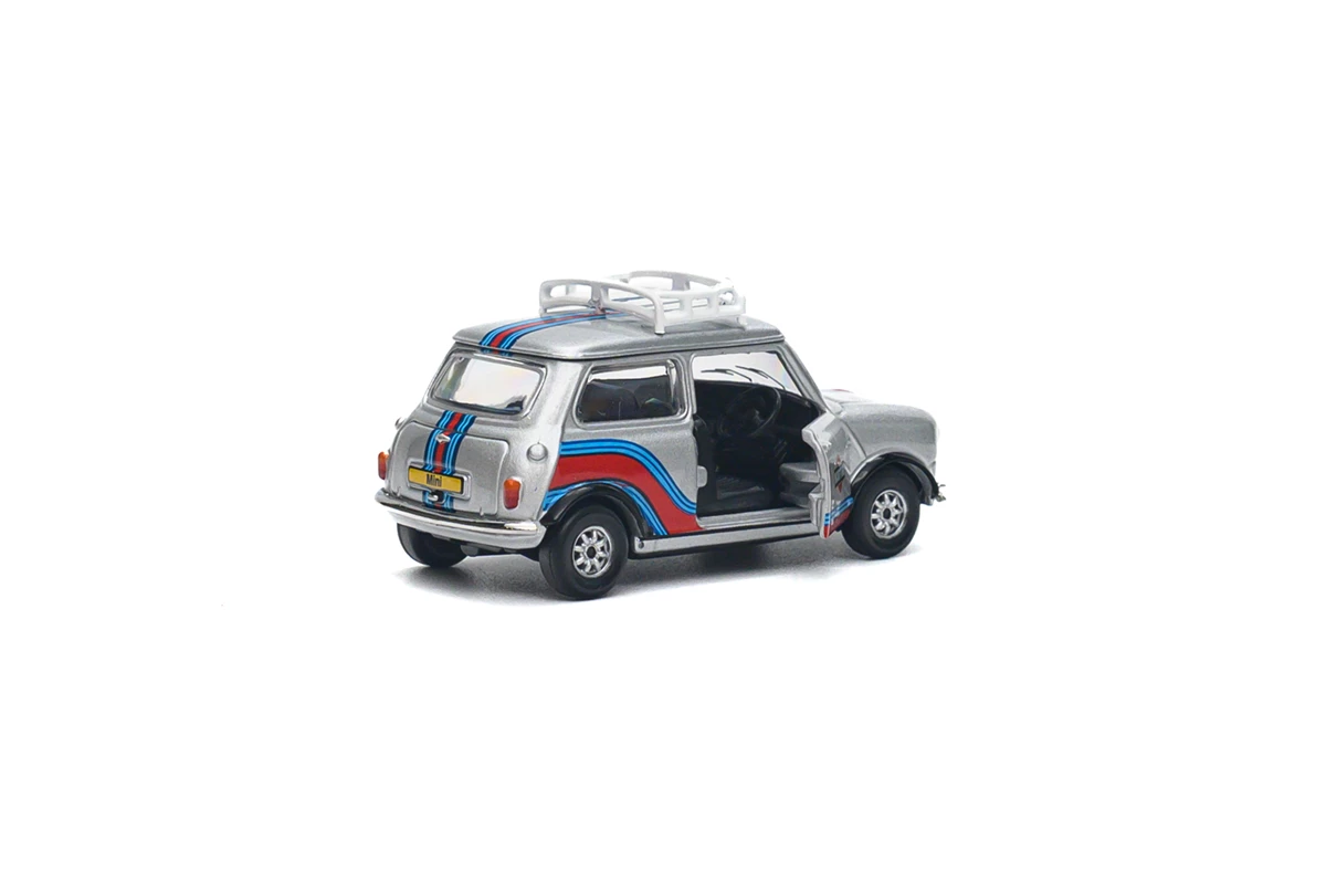 TINY Diecast | Mini Cooper MK 1 silber/blau/rot