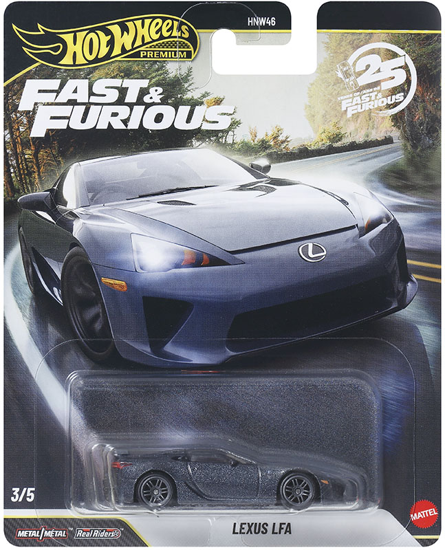 Hot Wheels | Fast & Furious 25 YEARS 3/5 Lexus LFA graumetallic