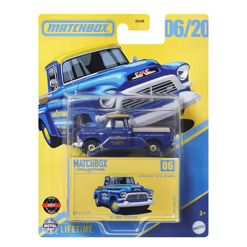 Matchbox | Collectors Series 06/20 1957 GMC Stepside GOOD YEAR blue