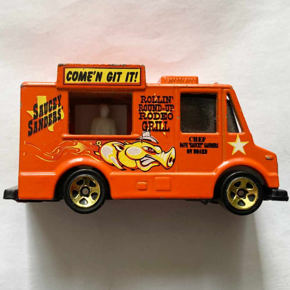 Hot Wheels | Ice Cream Truck orange „Saucy Sanders“ 2002 - ohne Verpackung
