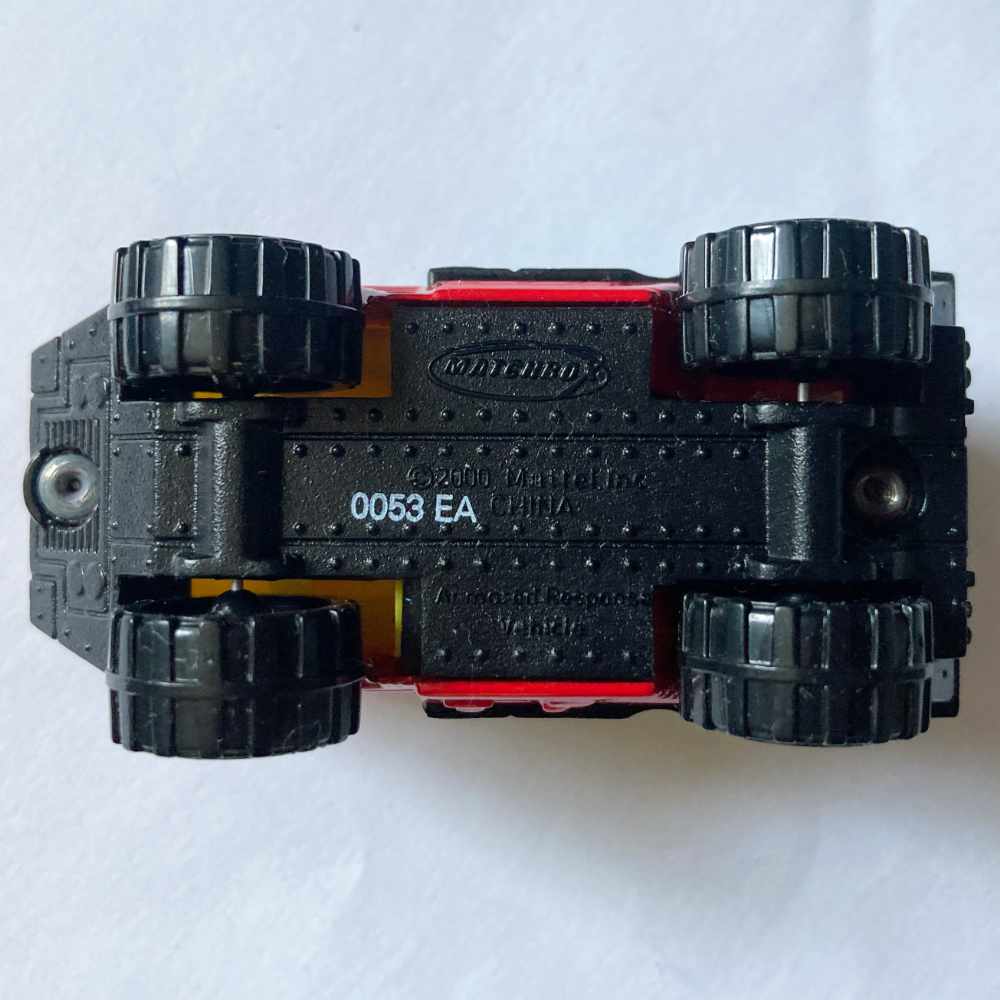 Matchbox | Armored Response Vehicle rot/schwarz 2003 - ohne Verpackung