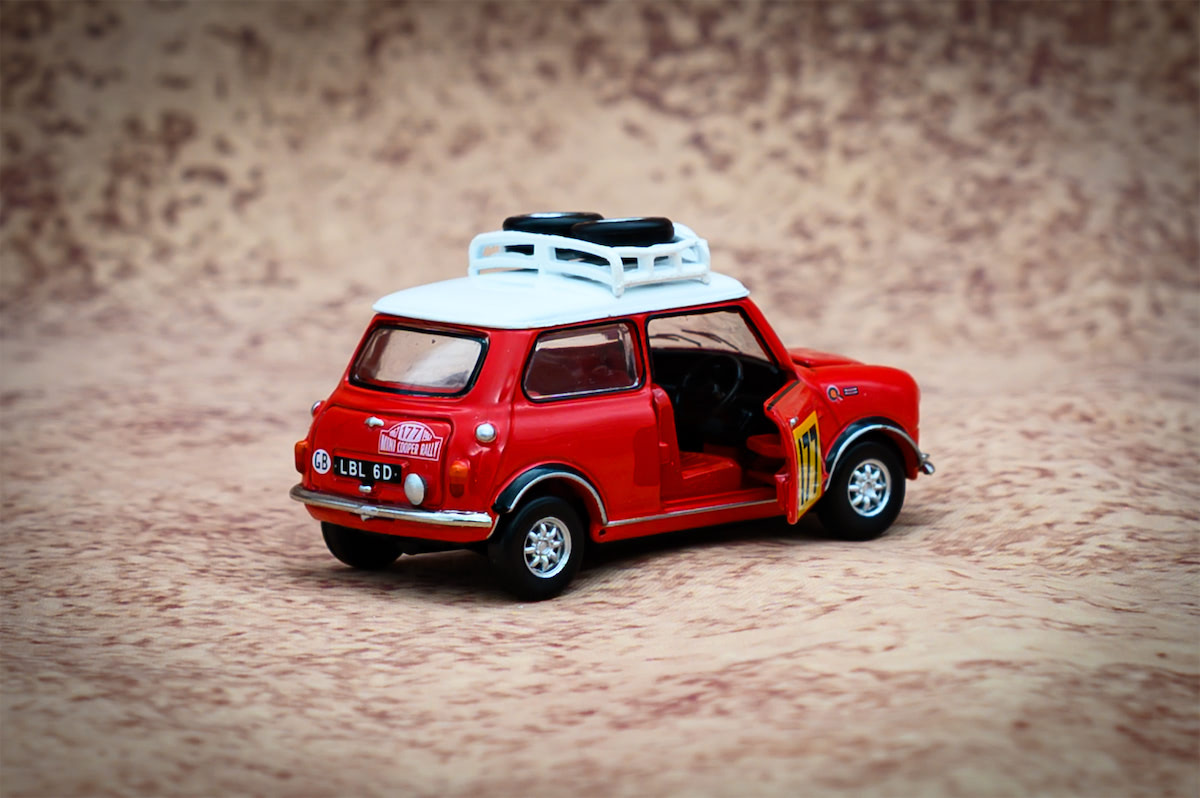 TINY Diecast | Mini Cooper Mk1 Rally #177 rot/weiß