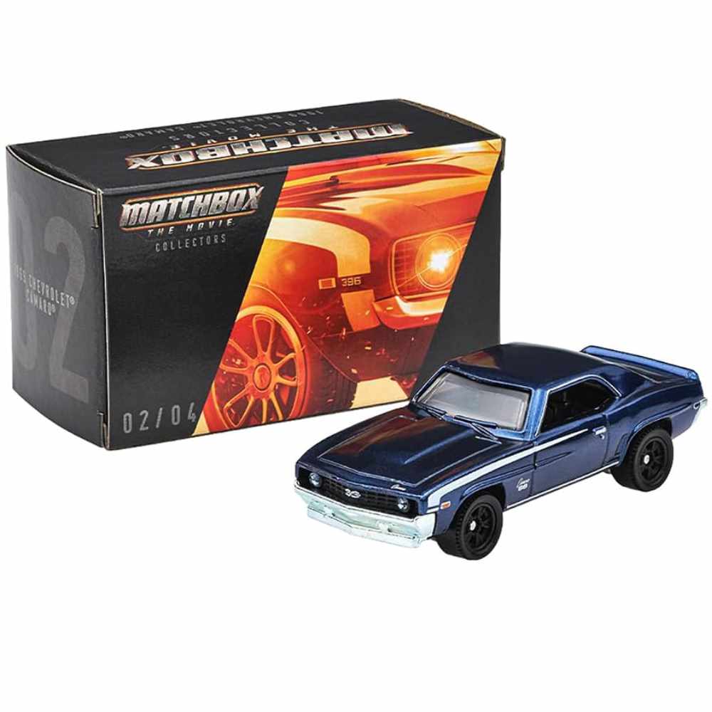 Matchbox | Collectors Serie 02/04 MATCHBOX THE MOVIE 1969 Chevrolet Camaro blau