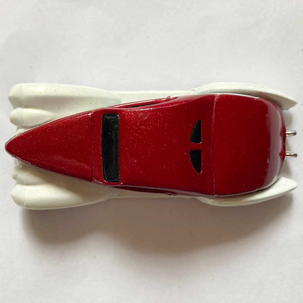 Hot Wheels | Swoop Coupe Metalflake White/Metalflake Red 2006 - ohne Verpackung