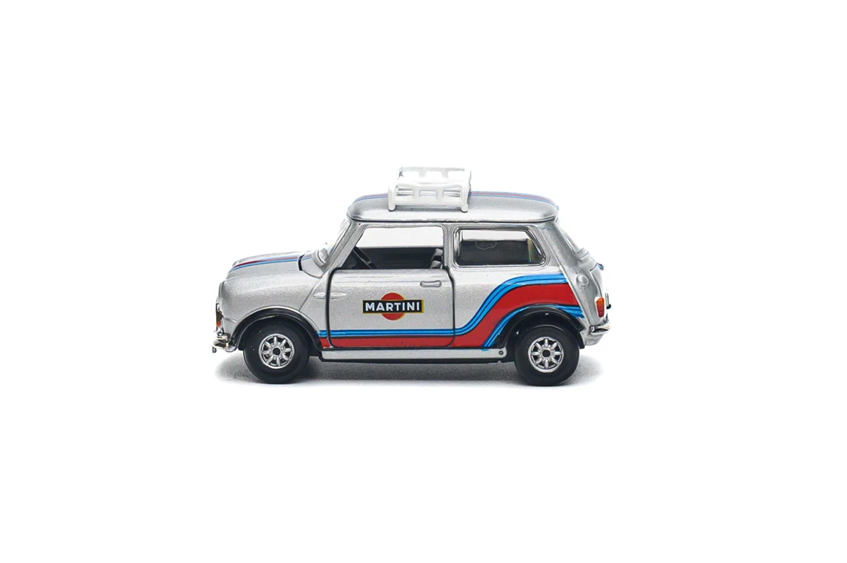 TINY Diecast | Mini Cooper MK 1 silber/blau/rot
