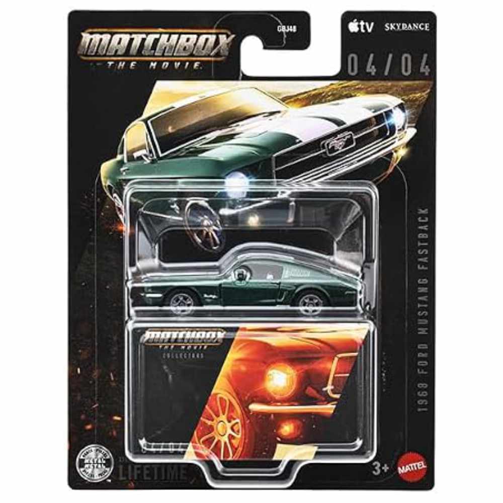 Matchbox | Collectors Serie 04/04 MATCHBOX THE MOVIE 1968 Ford Mustang Fastback dunkelgrün