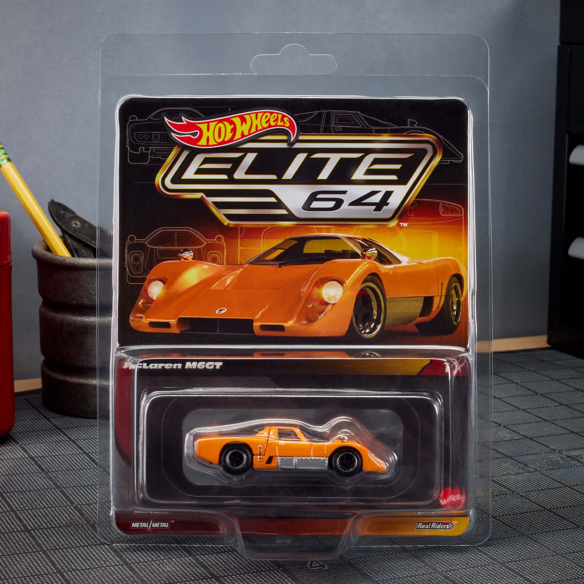 Hot Wheels | Elite 64 Series #12 McLaren M6GT McLaren Orange