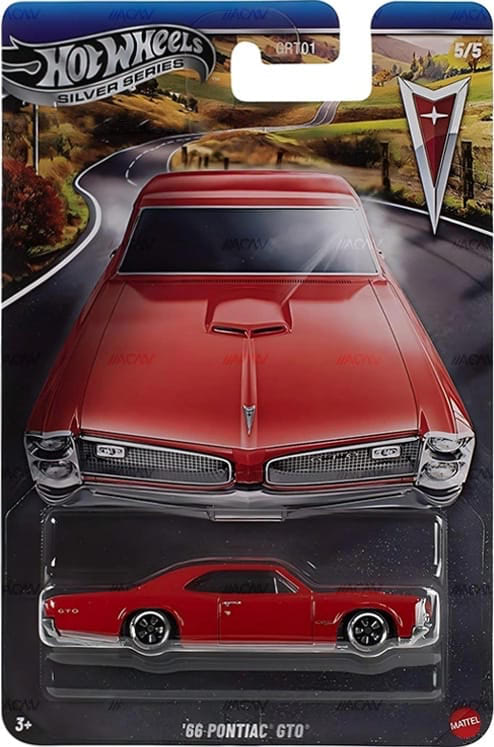 Hot Wheels | Basic Premium Silver Series PONTIAC 5/5 ‘66 Pontiac GTO rot