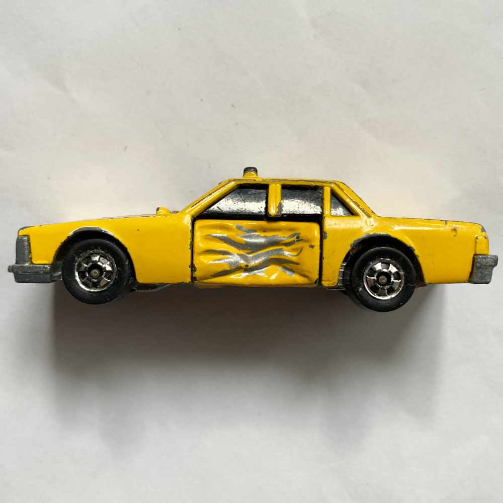 Hot Wheels | Crack-Ups Super Blaster City Taxi gelb - ohne Verpackung