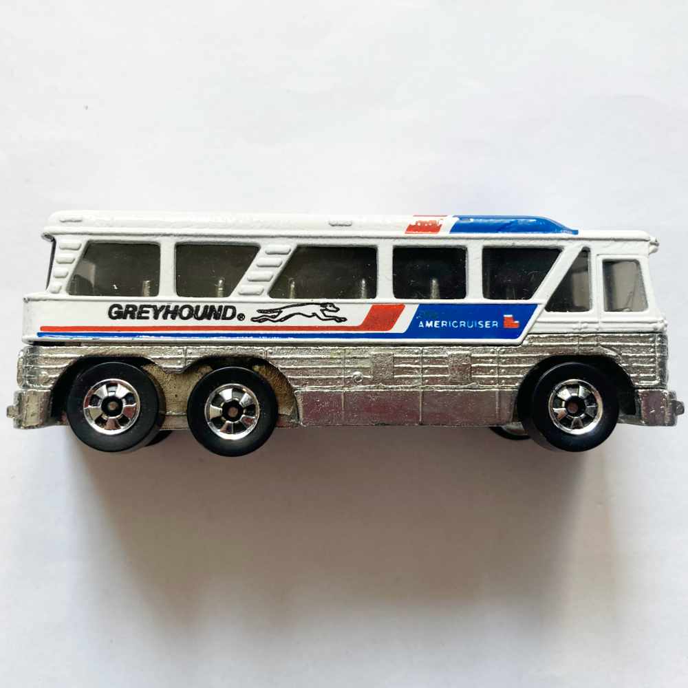 Hot Wheels | Blackwall Greyhound Bus weiß - ohne Verpackung