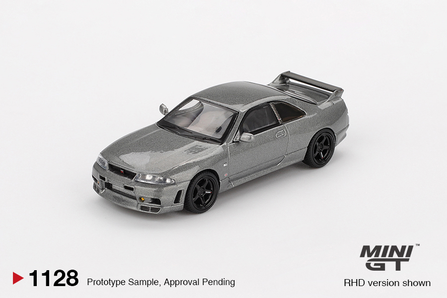 Mini GT | 1993 Nissan GT-R Dark Metal Gray (NISMO BCNR33 CRS Version)