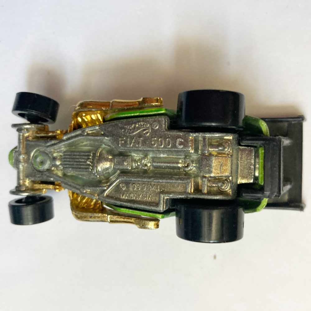 Hot Wheels | Fiat 500C lime green/gold 2002 - ohne Verpackung