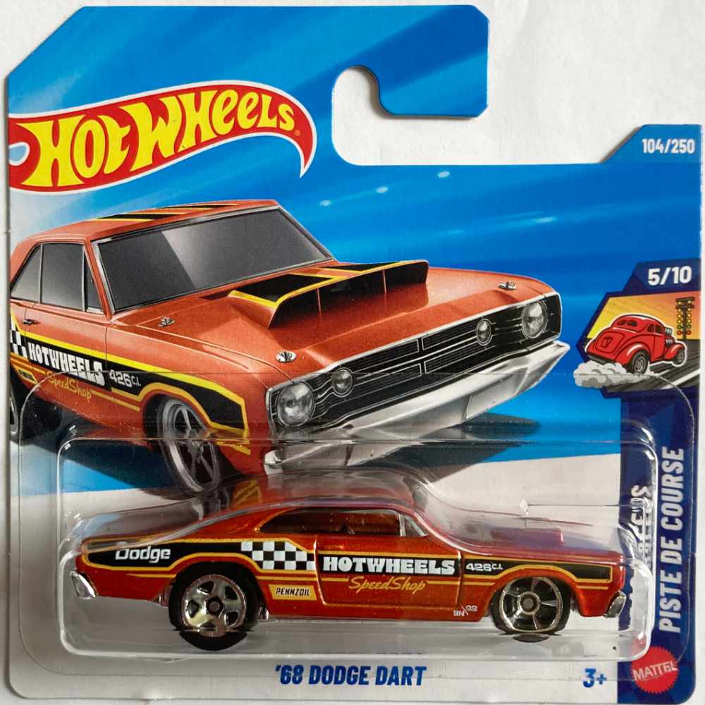 Hot Wheels | '68 Dodge Dart orangerot metallic