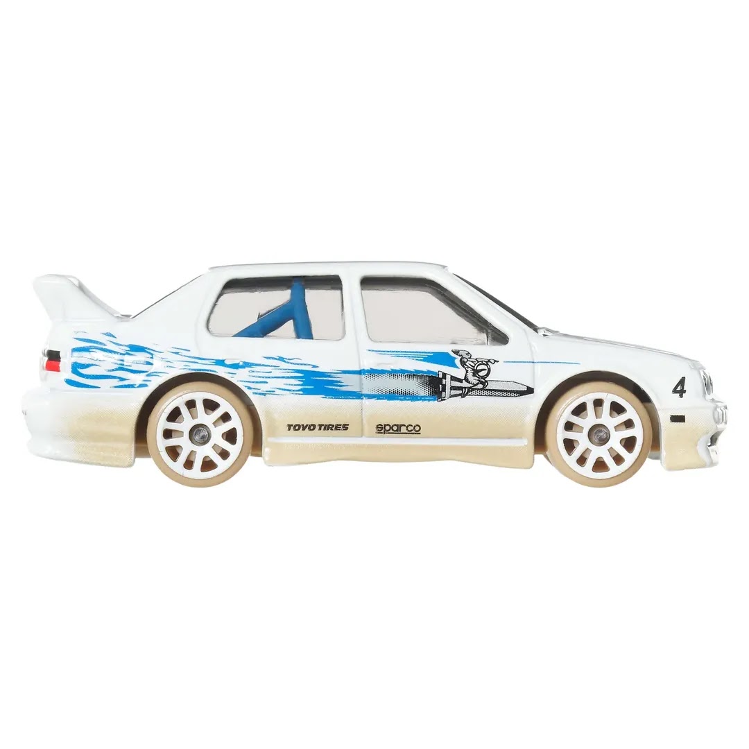 Hot Wheels | Basic Premium Silver Series Fast & Furious RACE-OFF 3/5 Volkswagen Jetta MK3 weiß