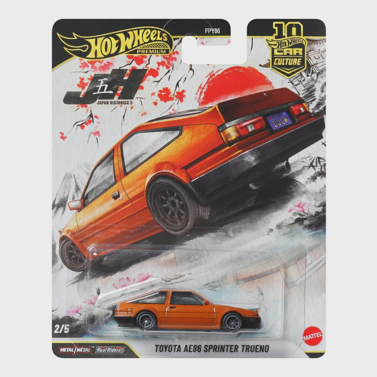 Hot Wheels | Premium Car Culture JAPAN HISTORICS 2/5 Toyota AE86 Sprinter Trueno orange