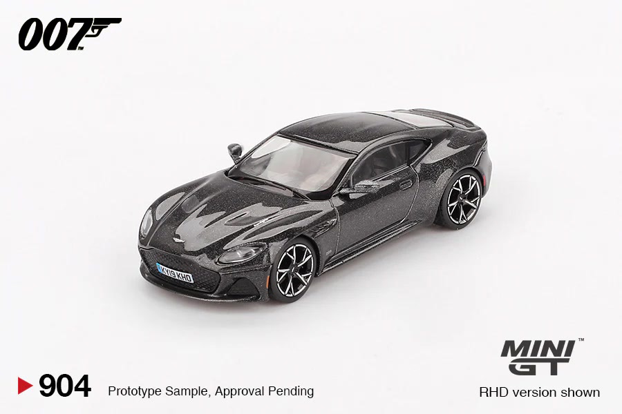 MINI GT | Aston Martin DBS NO TIME TO DIE dunkelgrau RHD