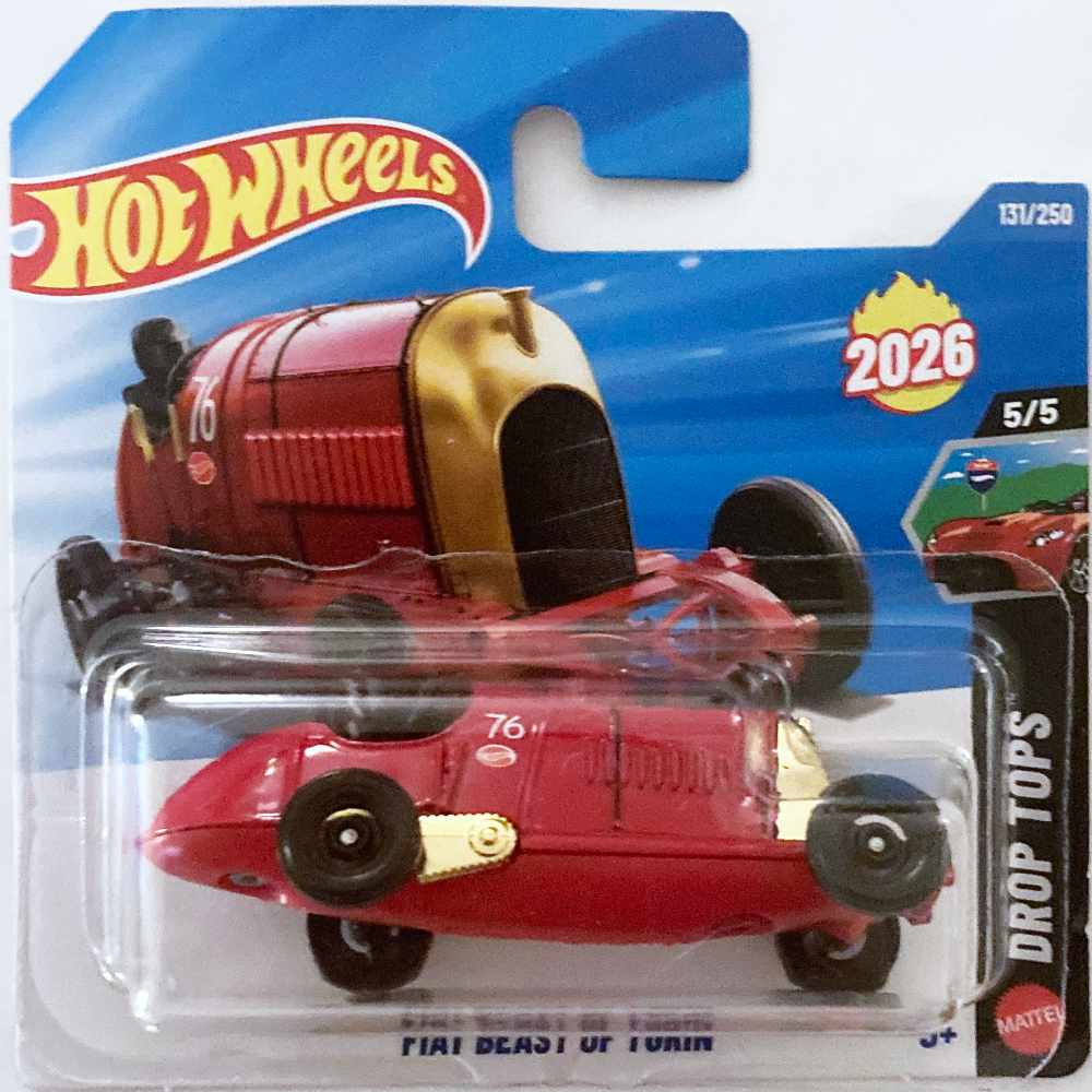 Hot Wheels | Fiat Beast of Turin rot