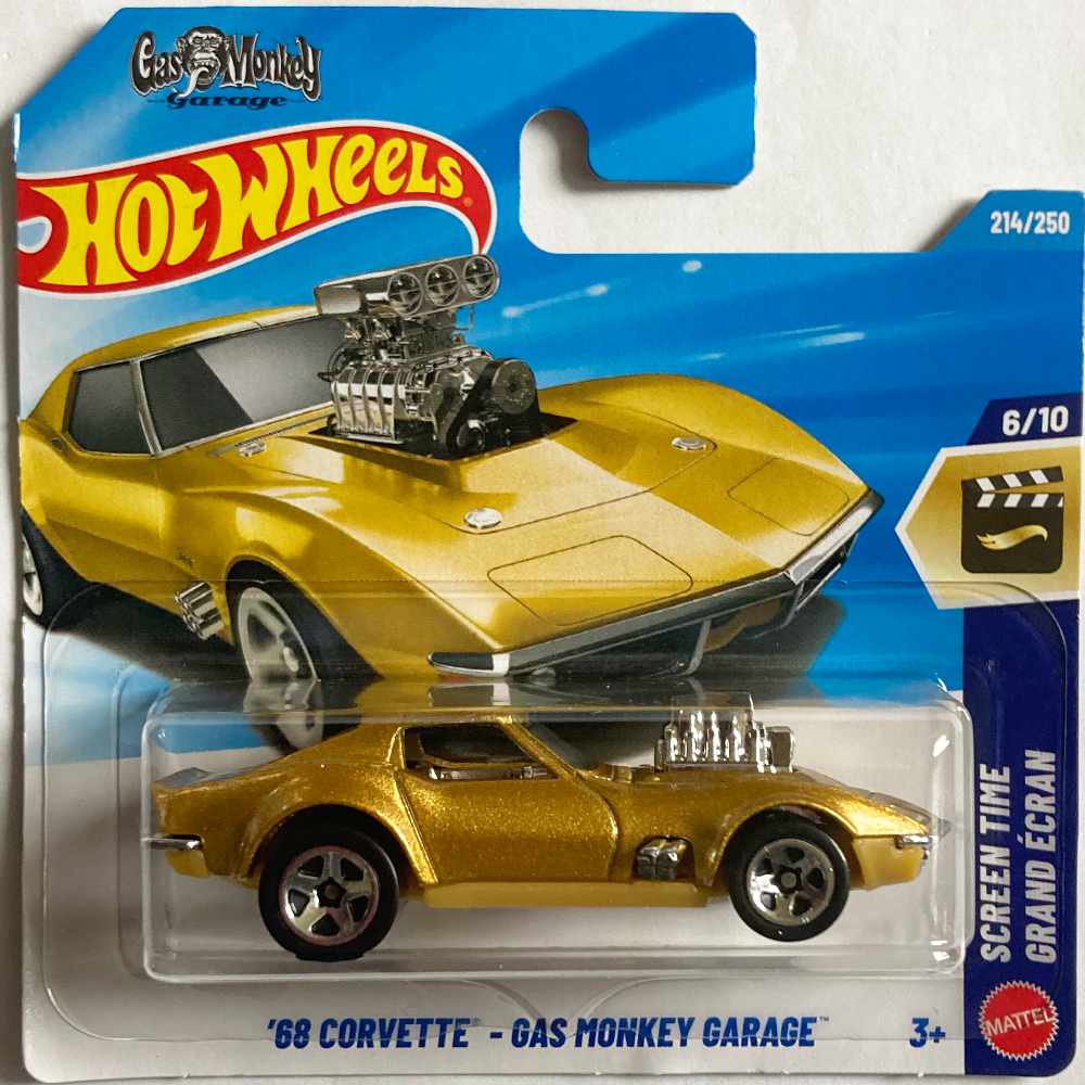 Hot Wheels | '68 Corvette Gas Monkey Garage mattgold