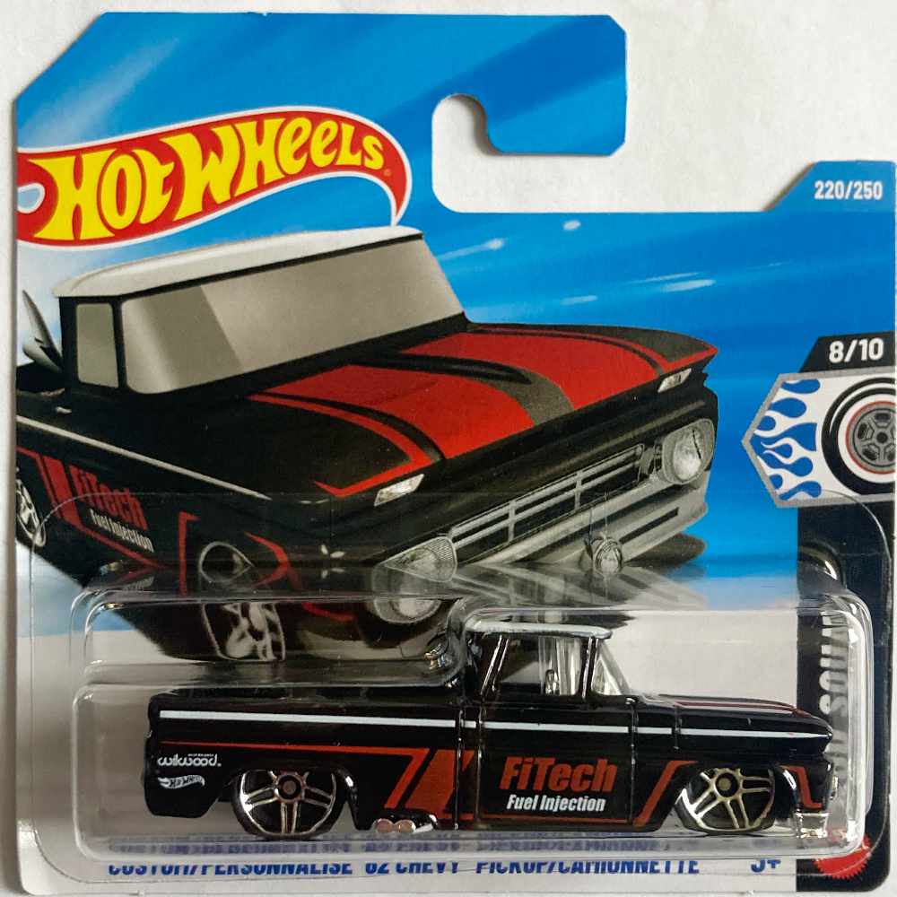 Hot Wheels | Custom '62 Chevy Pickup FiTech schwarz