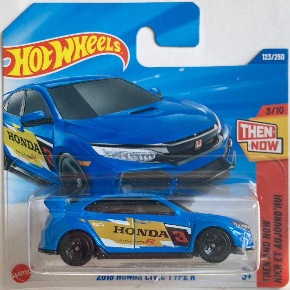Hot Wheels | 2018 Honda Civic Type R blau HONDA